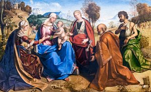 Mystical Marriage of Saint Catherine by Boccaccio Boccaccino